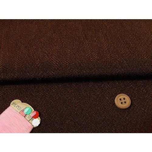 ちりめんカットクロス・無地（栗色）23×33cm |  | 01