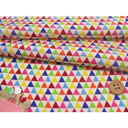 ちりめん生地・カラフルうろこ柄 10cm単位 切り売り | 