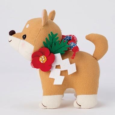 干支ぬいぐるみキット・福招き犬（茶柴） : 布がたり ヤフー店 - 通販