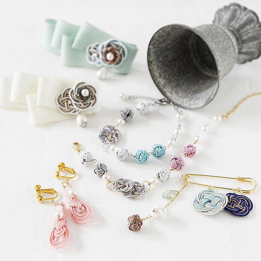 水引キット 玉結びのブレスレット(パールブルー) |  | 03