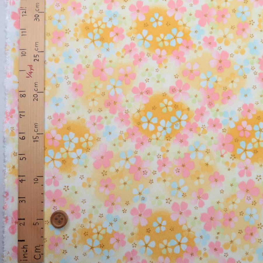 一越ちりめん生地 ふうわり花12色セット 約25×17cm |  | 05