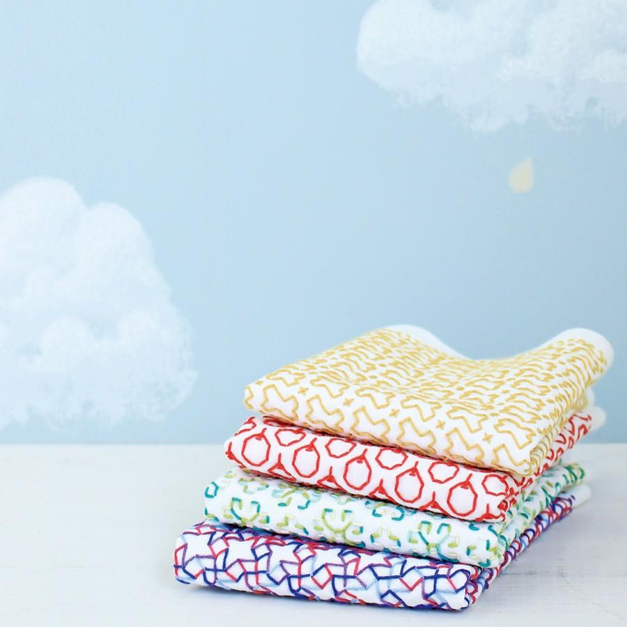 刺し子キット・一目刺しの花ふきん・マーガレット（白） |  | 02