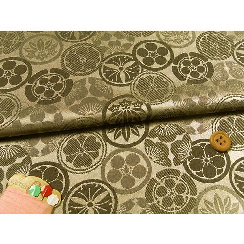 ジャカード家紋尽くし(金) 10cm単位 切り売り |  | 03