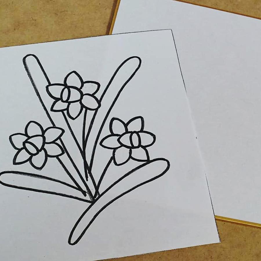 和紙ちぎり絵キット ミニ壁掛け 水仙 Tk Cg1 Sisn 布がたり ヤフー店 通販 Yahoo ショッピング