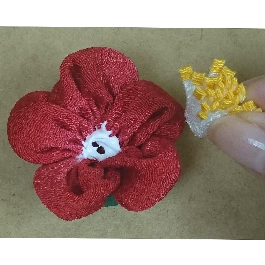 つまみ細工キット お花のマグネット4個セット : 布がたり ヤフー店
