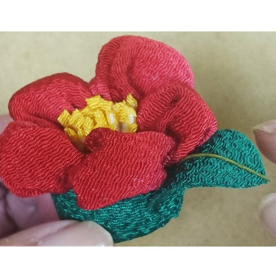 つまみ細工キット お花のマグネット4個セット : 布がたり ヤフー店