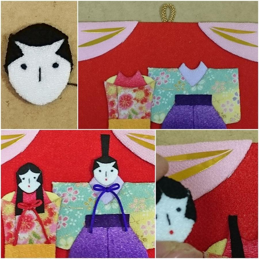 ひな祭り押絵キット・月々の彩「3月ひいなの雅び」 : 布がたり ヤフー