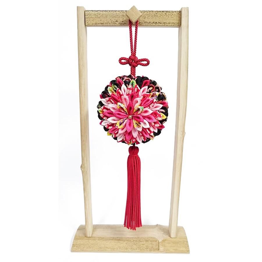 つまみ細工　吊りくす玉　てまり つまみ細工 吊りくす玉 てまり つまみ細工 吊りくす玉 てまり