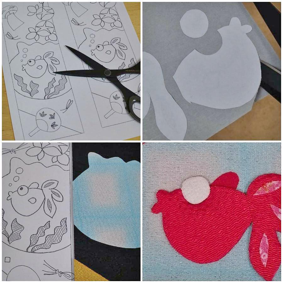 ちりめん手芸キット 短冊歳時記 8月 盛夏の縁側風景 |  | 01