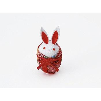 ちりめんつるし飾りパーツ（完成品）・タマゴ型うさぎ | 