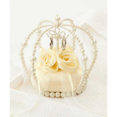 リングピロー手作りキット 縫製済ピロー入 エターナル 巻きバラのクラウン シャンパン Ts Ww122 布がたり ヤフー店 通販 Yahoo ショッピング