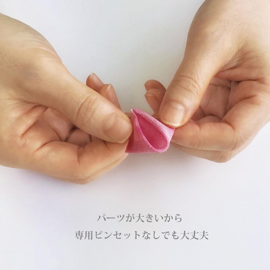 手作りキット はじめてのつまみ細工 バラのブローチ Tz5 布がたり ヤフー店 通販 Yahoo ショッピング