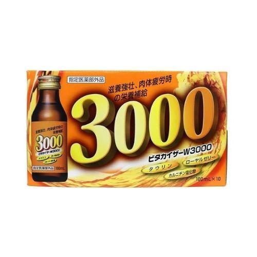 栄養ドリンク 滋養強壮 タウリン3000 ビタカイザーW3000 100ml×10本