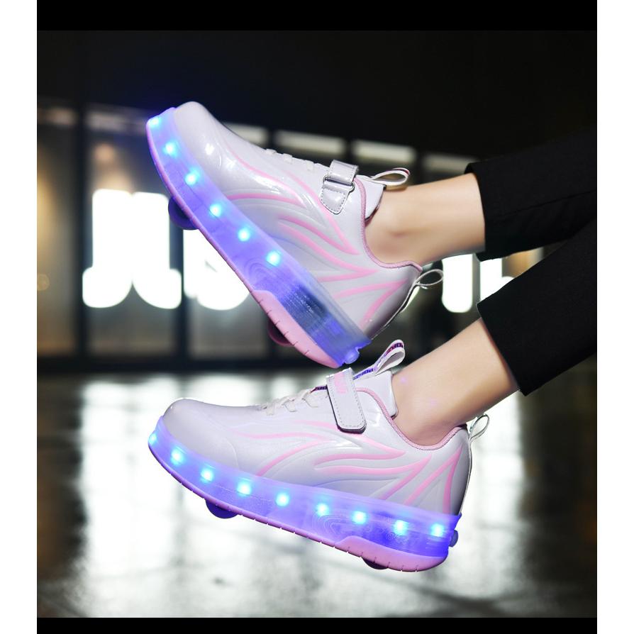 ローラーシューズ 2輪 ローラースケート 子供用 光るローラーシューズ ローラースニーカー キッズ ジュニア 23センチ スポーツ 男の子 女の子 大人 Usb充電 Bzxx0412 Nunokichi 布吉衣装店 通販 Yahoo ショッピング