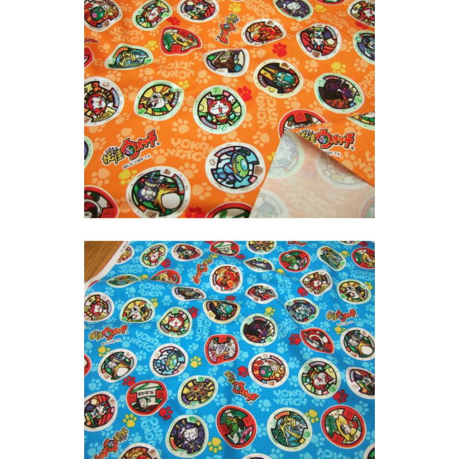 10cm単位カット 妖怪ウォッチ 綿オックス ともだち 妖怪メダル Character 3 布マーケット 通販 Yahoo ショッピング