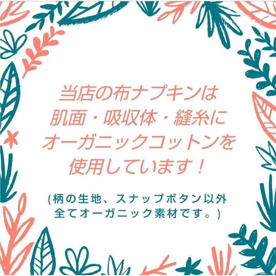 布ナプキン 誕生月 ラッキーカラー 7〜12月 オーガニックコットン  昼用 生理用ナプキン 生理用品 セール｜nunonapu-soala｜06