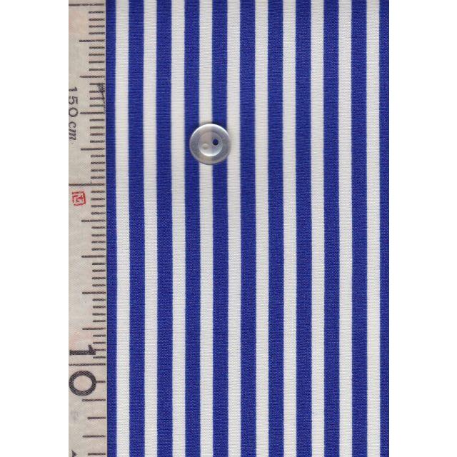 約4mm幅ブルー系ストライプ ブロード ロンドンストライプ 9色 1m単位