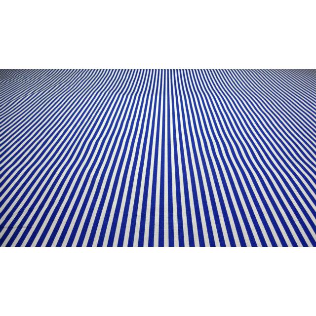 約4mm幅ブルー系ストライプ ブロード ロンドンストライプ 9色 1m単位