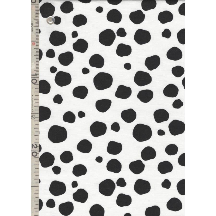 Fuwari 染布 シリーズ オックス プリント ちょっとおっきな ダルメシアン柄 犬柄 ホワイト系地 5色 1m単位 ポイント アウトレット 331a 生地商フエンツ布人 通販 Yahoo ショッピング