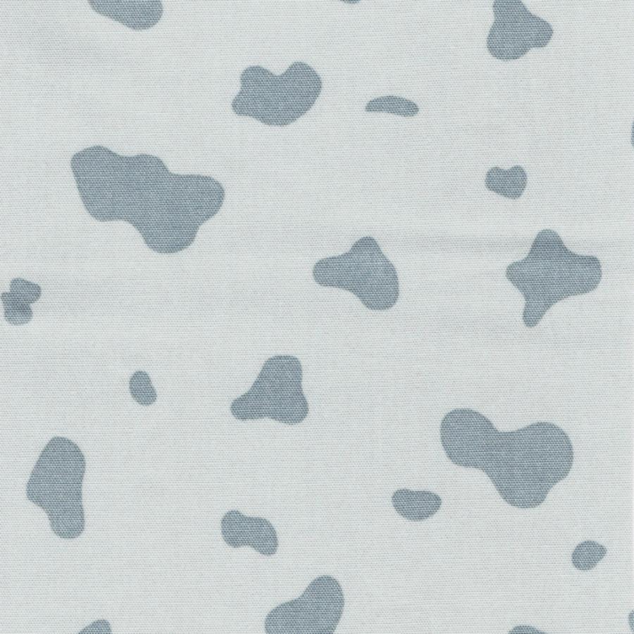 Fuwari 染布 シリーズ オックス プリント ちょっとちっさな ホルスタイン柄 牛柄 ブルーグレー系地 5色 1m単位 ポイント アウトレット 338d 生地商フエンツ布人 通販 Yahoo ショッピング