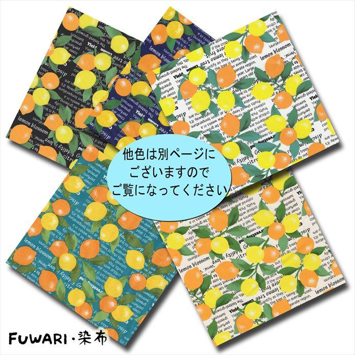 FUWARI 染布 オックス レモン 生成地 5色 1m単位 生地 布 布地 レモン