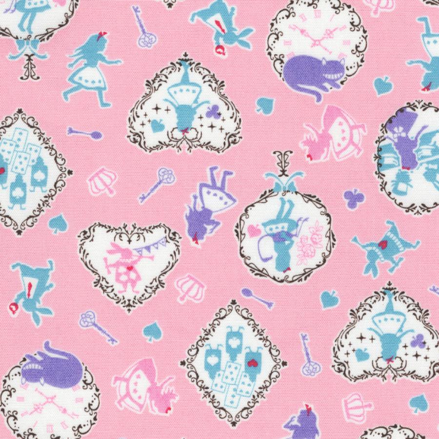 オックス プリント アリス ピンク系 3色 1m単位 ポイント アウトレット 593b 生地商フエンツ布人 通販 Yahoo ショッピング