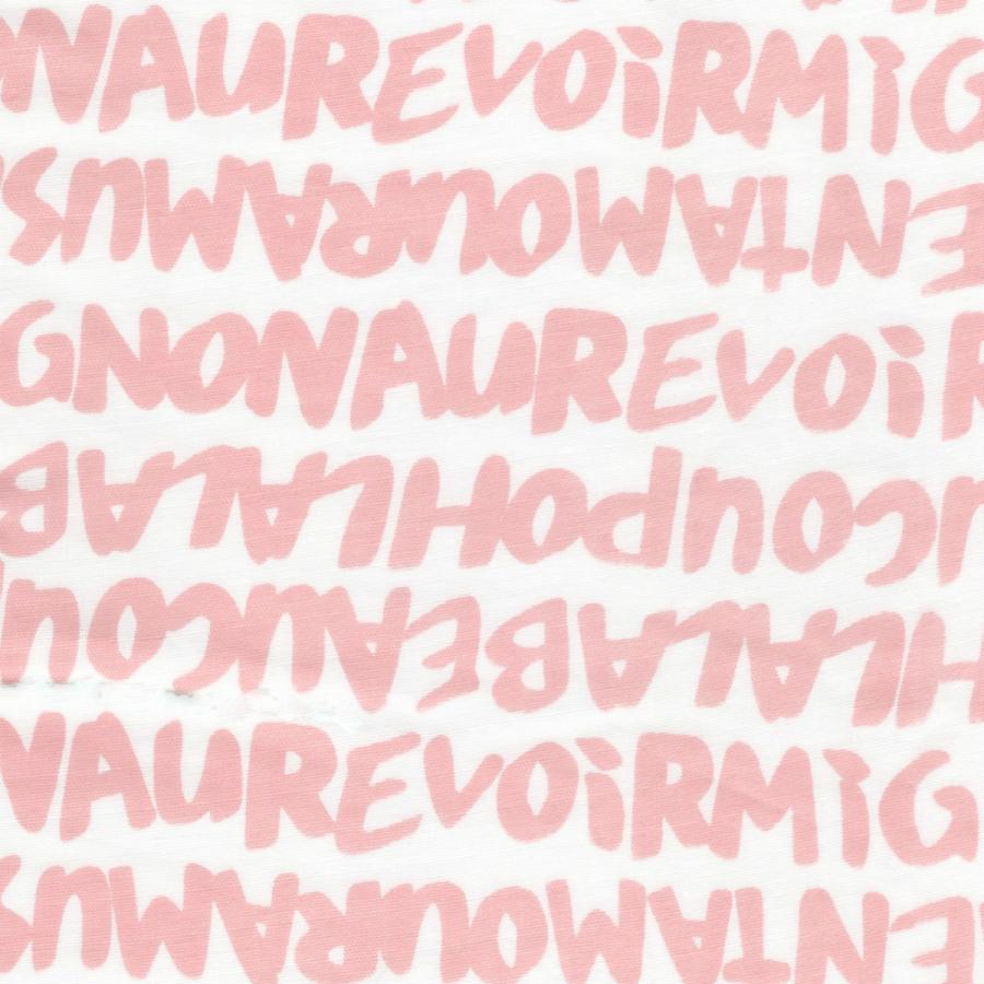 ダブルガーゼプリント アルファベット ピンク系 6色 1m単位 ポイント アウトレット D4855a 生地商フエンツ布人 通販 Yahoo ショッピング