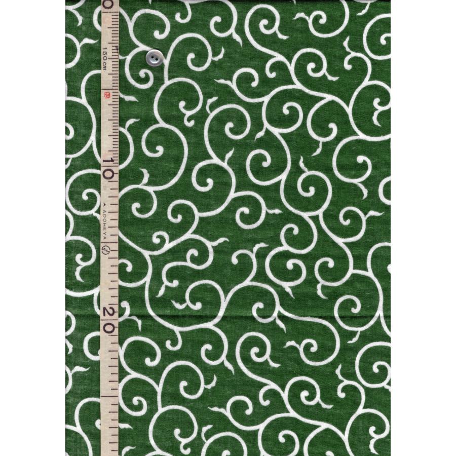 ダブルガーゼ 夢色百景シリーズ 和柄 和調 唐草文様 1m単位 生地