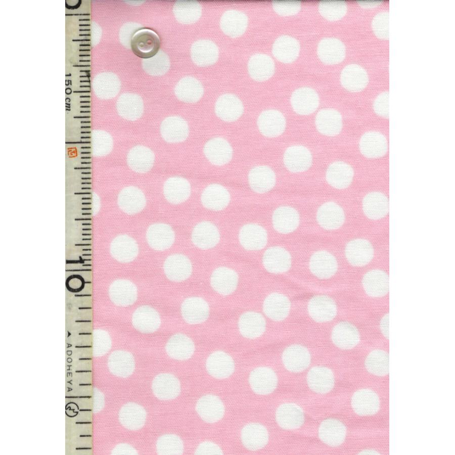 ふんわりマシュマロ触感 ダブルガーゼプリント 手書き風 ドット 水玉 ピンク系地 3色 1m単位 アウトレット ポイント Wc 生地商フエンツ布人 通販 Yahoo ショッピング