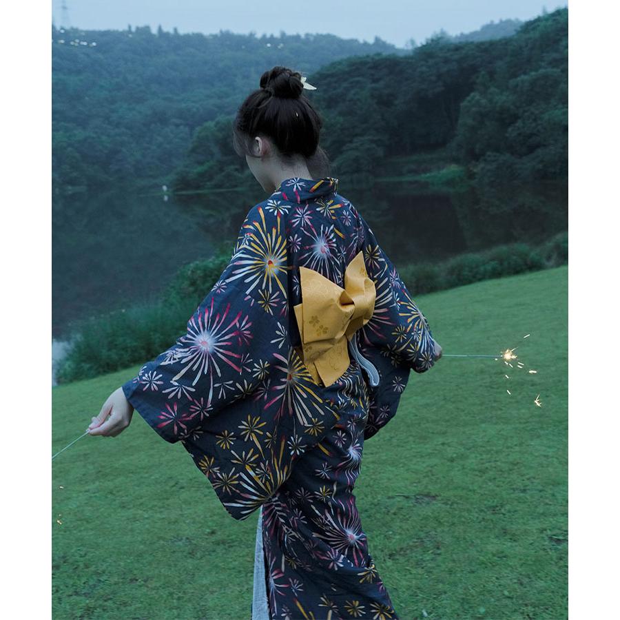 浴衣ドレス 大人用 紺色 花柄 紫 浴衣ワンピース 楽天市場】浴衣