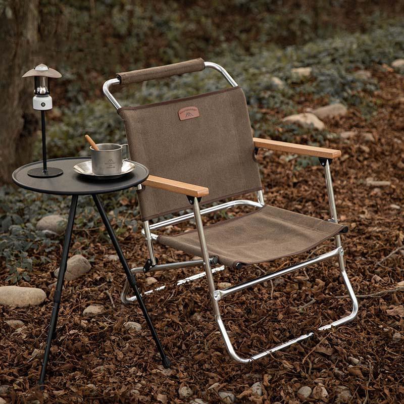 アウトドアチェア ハイランダー リクライニングローチェア 折りたたみ椅子 いす キャンプ 1年保証 単体 折り畳み式 コンパクト アンドマイセルフ 簡単組立｜nunose｜09