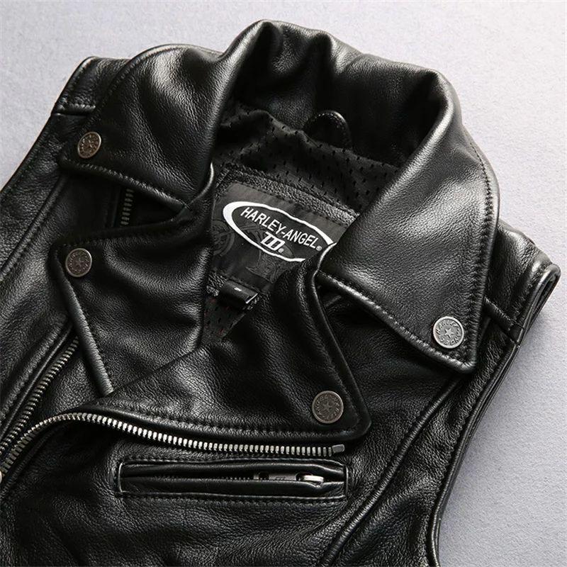 牛革ベスト レザーベスト メンズ ファッション バイク革ベスト 牛革ベスト レザーベスト メンズ ファッション バイク革ベスト