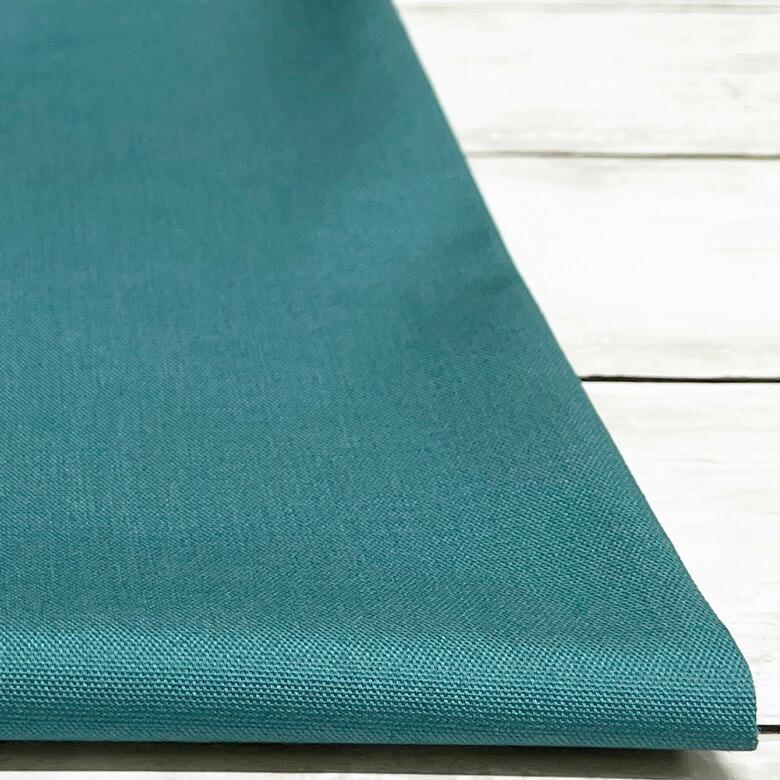 10センチ単位】オックス 無地 【17】ブルーグリーン 生地 布 日本製