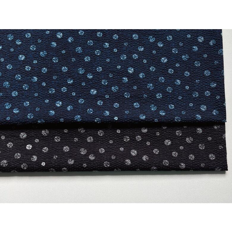 和柄 生地 布 絞り リップル 50cm単位販売 日本製 商用利用可