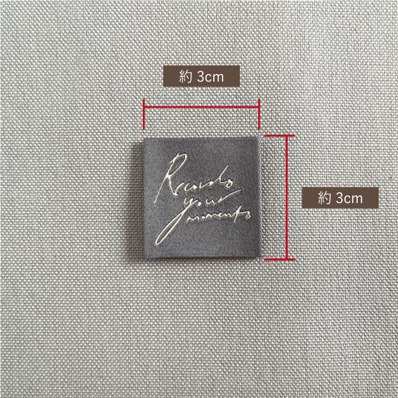 ハンドメイド刺繍タグ 【3枚セット】商用利用可 タグ アルファベット