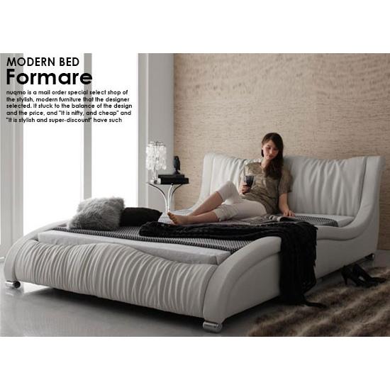日本サイズ モダンレザーベッド Formare フォルマーレ フレーム