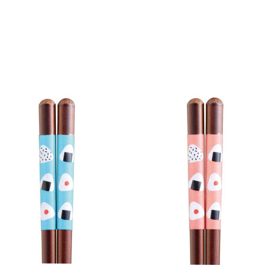 箸 お箸 子供用 キッズ用 かわいい 食洗機対応 ころころおむすび 青