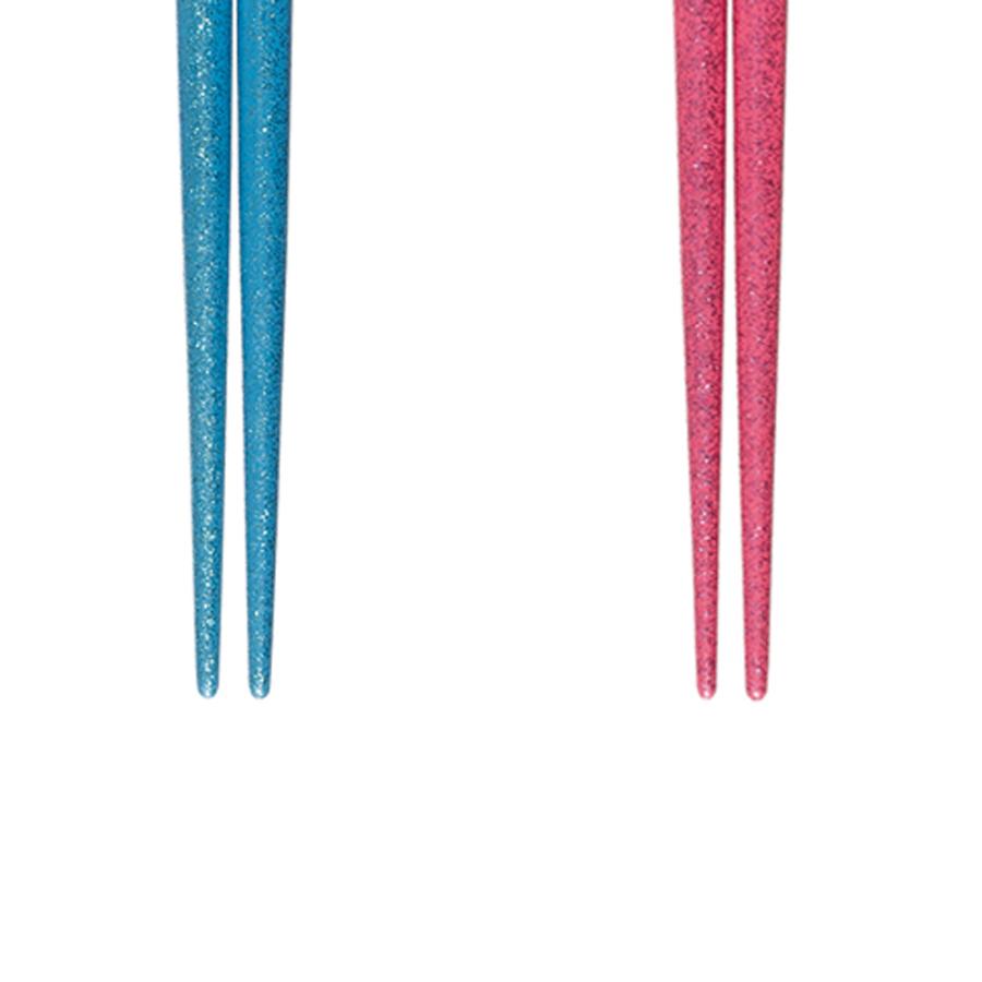 箸 お箸 子供用 キッズ用 日本製 かわいい きらきらバンビ 水色 ピンク