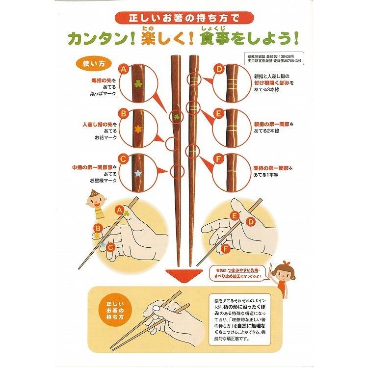 箸 持ち方 矯正 しつけ箸 躾箸 矯正箸 はし上手 子供用 小学生低学年 右利き用 左利き用 子供用三点支持箸 18cm メール便可 29 塗箸 びん 通販 Yahoo ショッピング