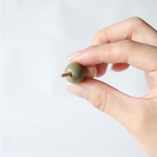 箸置き 箸置 陶器 和菓子シリーズ 3色団子 メール便可 |  | 04
