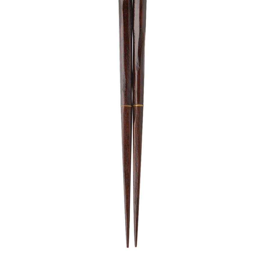 箸 一双 塗箸 若狭塗サイズ箸 風樹 栗 23.5cm : 塗箸 びん - 通販