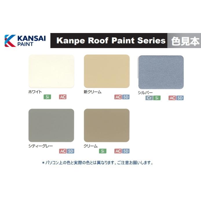 関西ペイント 関西ペイント スーパーフッソルーフペイント 各色