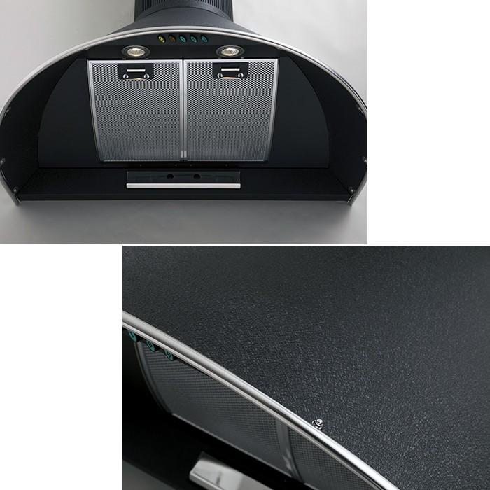 クックフードル Rz90 ブラックカッパー デザインレンジフード 換気扇 5層構造 ダクトカバー付き 小林木工 Rz90 Bluematerial Online 通販 Yahoo ショッピング