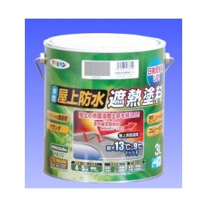 アサヒペン 水性屋上防水遮熱塗料 3L :AP-437600:塗り丸 - 通販 - Yahoo!ショッピング