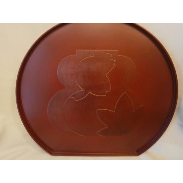 2022年のクリスマスの特別な衣装 未使用 お膳 越前塗 ひょうたん柄 赤