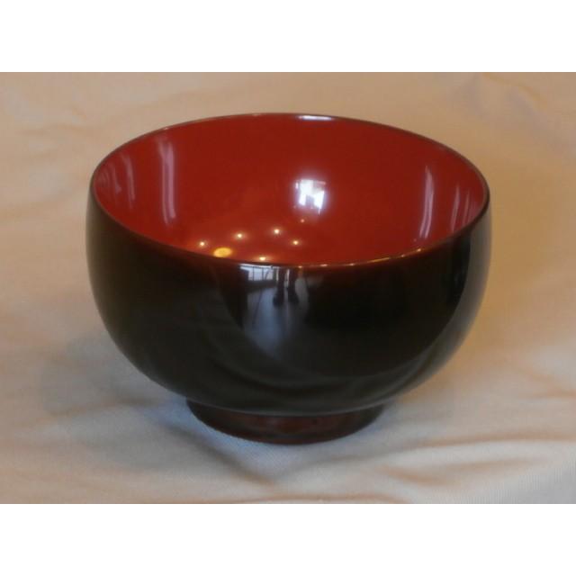 夫婦椀 和食器 ペア椀 お椀 木製 越前漆器 溜内朱 溜内黒 漆塗り くりぬき 布袋型 化粧箱入り 越前塗り 汁椀 ペア うるしぬり ギフト 内祝い_4