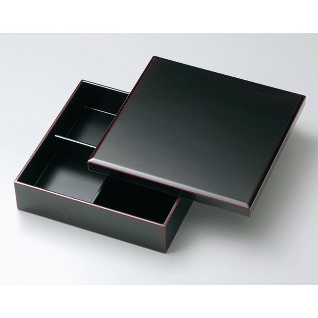 和食器 松花堂 弁当箱 木製 越前漆器 溜塗り 漆塗り 越前塗り 天然木 おべんとう箱 １段 仕切付 １個 ぬりもの屋 井出漆器 通販 Yahoo ショッピング