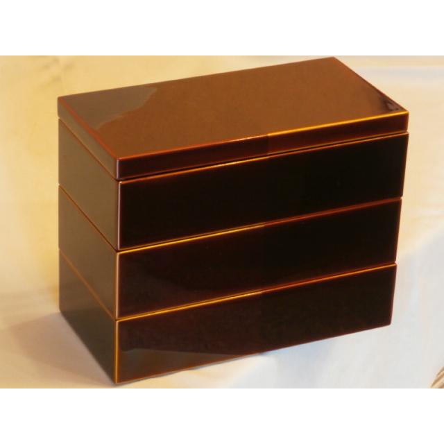 和食器 木製 お重 三段重箱 漆塗り 越前漆器 3段重箱 長角 越前 和食器 木製 お重 三段重箱 漆塗り 越前漆器 3段重箱 長角 越前