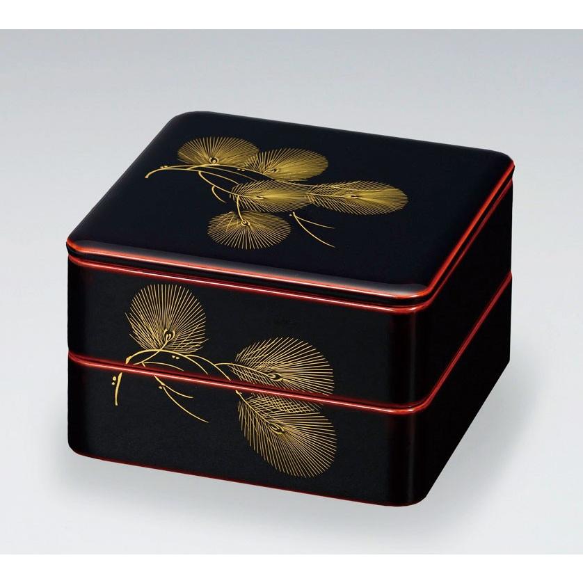 レビュー高評価のおせち贈り物 和食器 重箱 二段重 越前塗り 漆塗り お