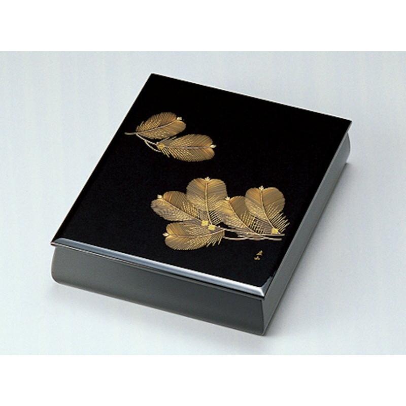 漆器 文箱 黒色 金色装飾 仏具 金蒔絵 沈金 【公式通販】